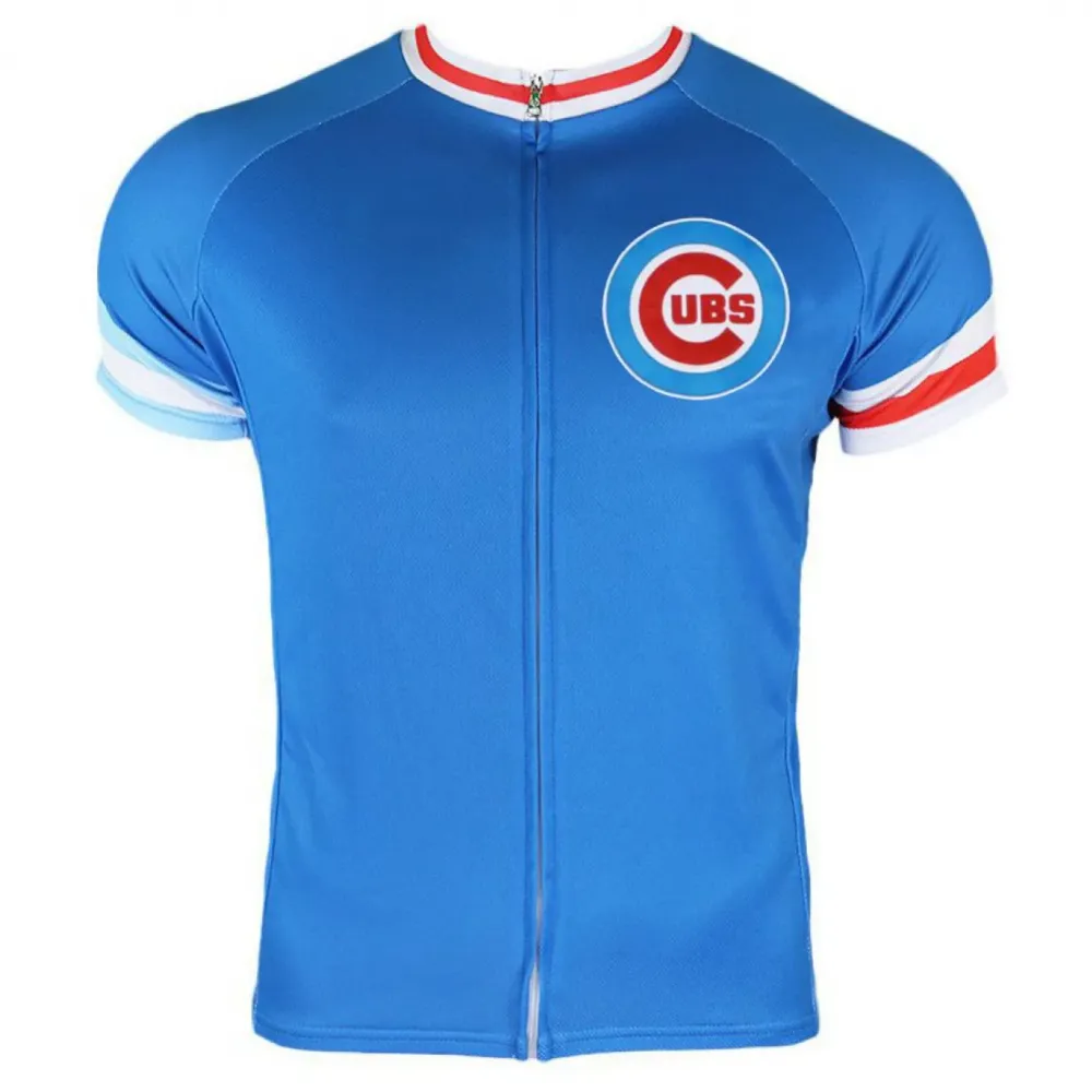 MLB Chicago Cubs Blue Cycling Jerseys