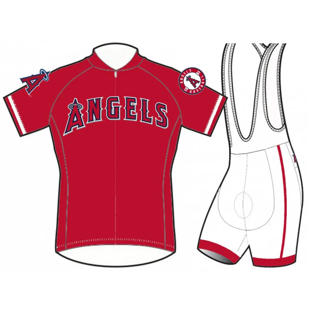 MLB Los Angeles Angels Cycling Jerseys and (bib) shorts