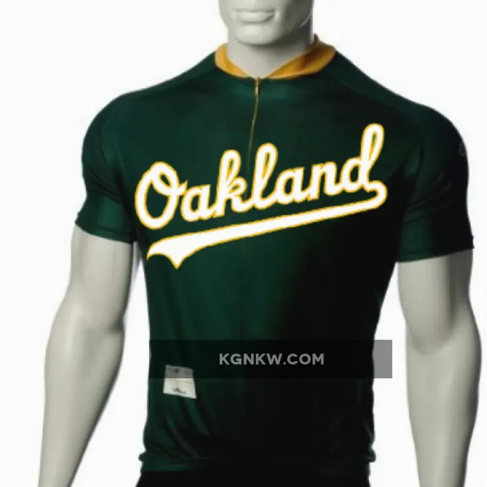 MLB Oakland Athletics Cycling Jerseys new logos