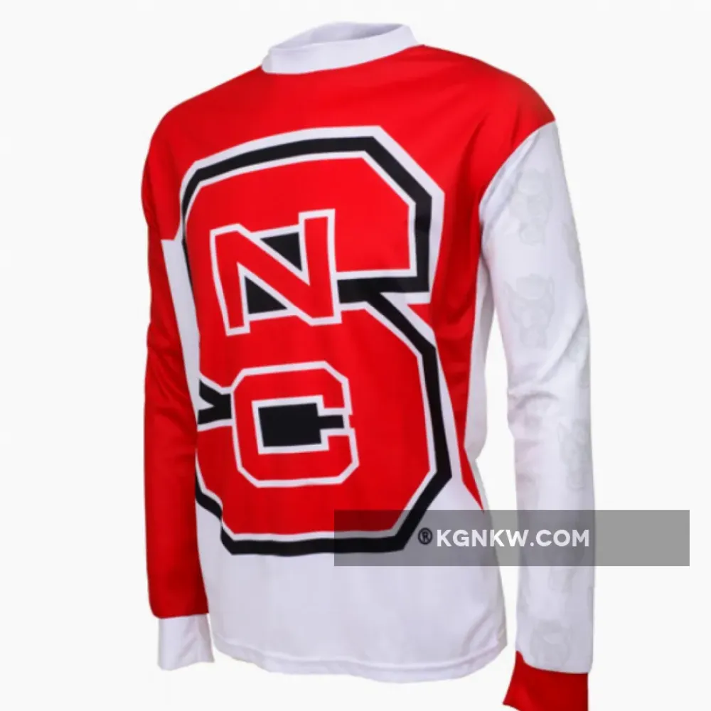 NCAA  North Carolina State University NCSU NC State Wolfpack Mountain Long Sleeve Bike MTB Cycling Jerseys