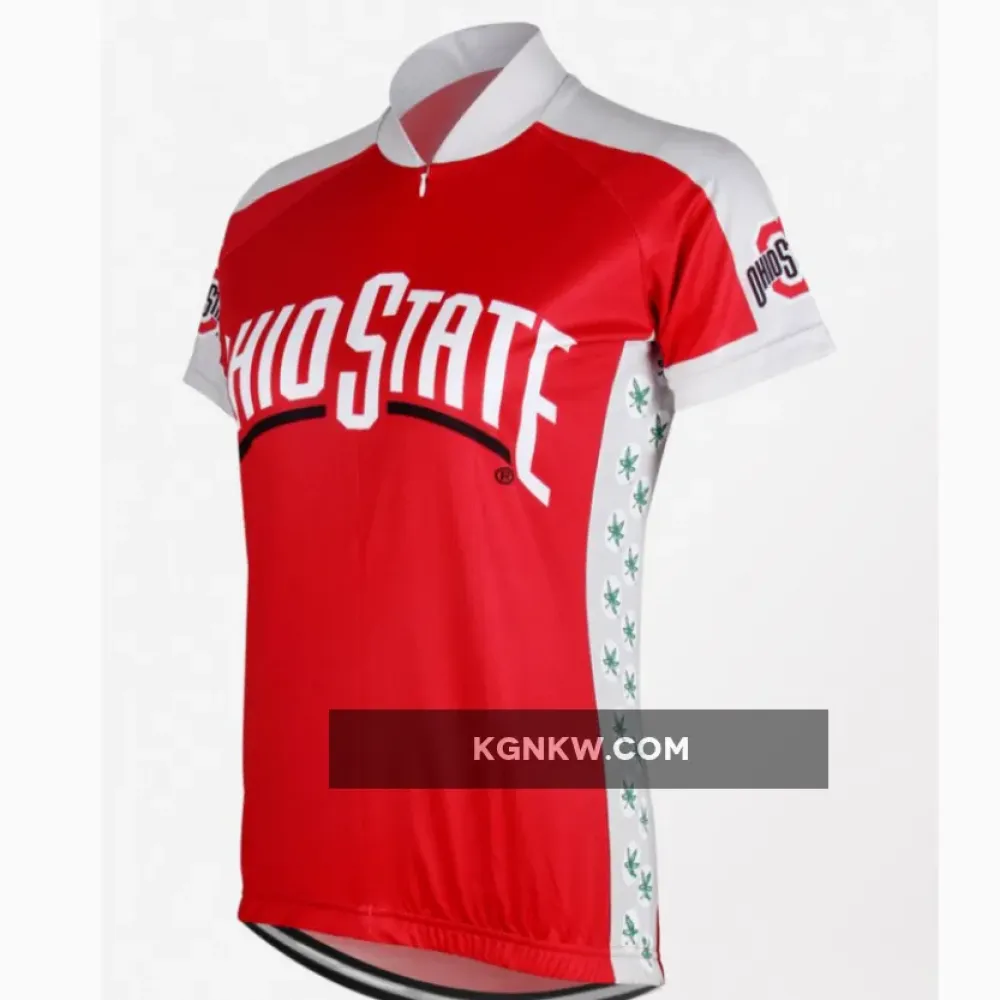 NCAA OSU The Ohio State University Buckeyes Cycling Jerseys