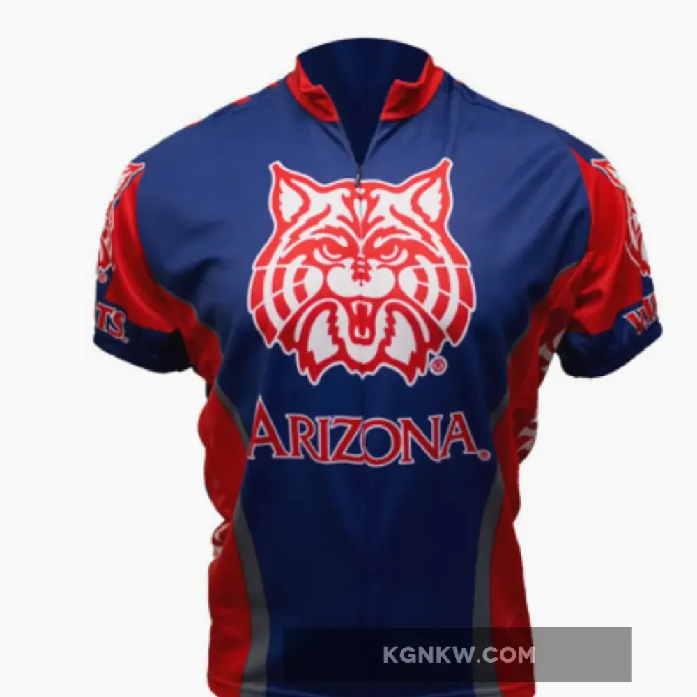 NCAA U of A, UA University of Arizona Wildcats Red Cycling Jerseys