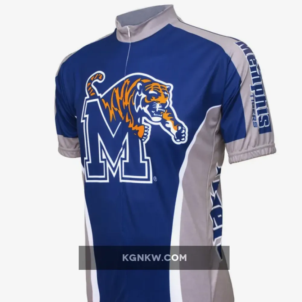 NCAA U of M University of Memphis Tigers Cycling Jerseys