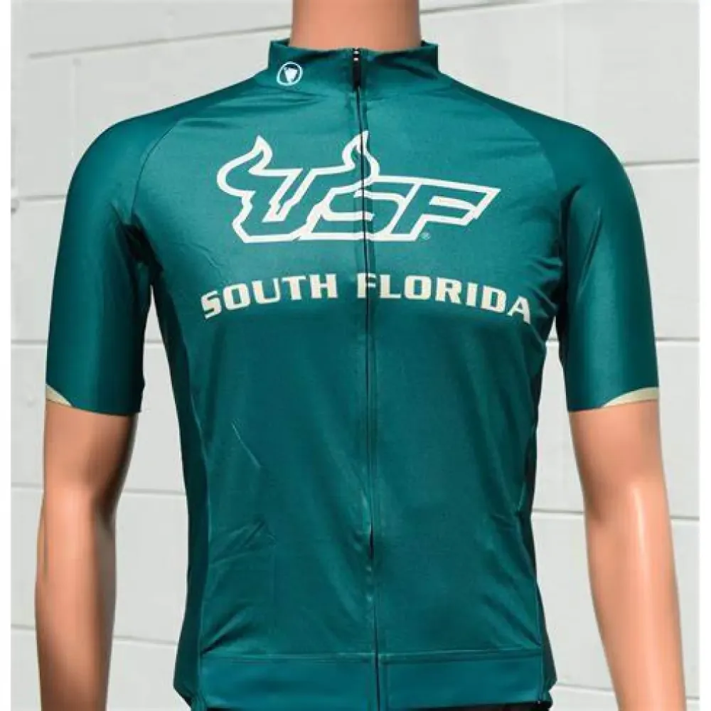 NCAA USF University of South Florida Bulls Cycling Jerseys