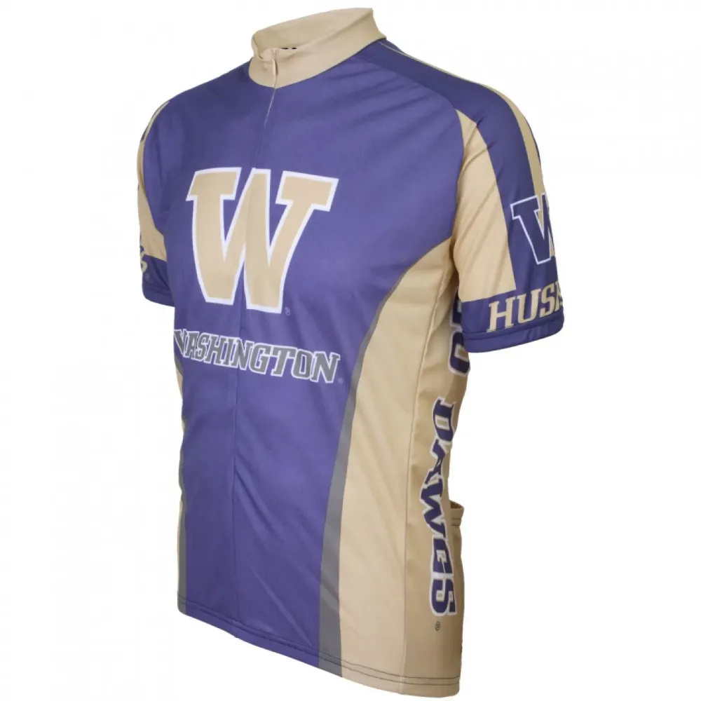 NCAA UW, University of Washington Huskies Dawgs Cycling Jerseys
