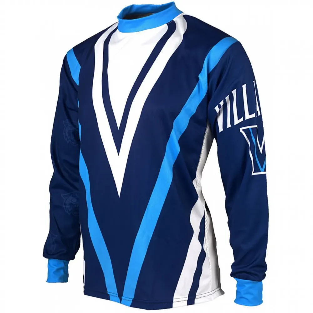 NCAA Villanova University Wildcats Mountain Long Sleeve Bike MTB Cycling Jerseys