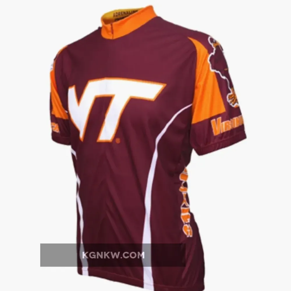 NCAA VT VPI Virginia Polytechnic Institute and State University Virginia Tech Hokies Cycling Jerseys