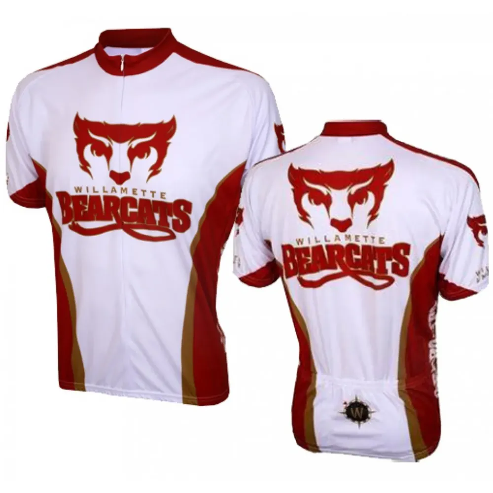 NCAA Willamette University Bearcats Cycling Jerseys