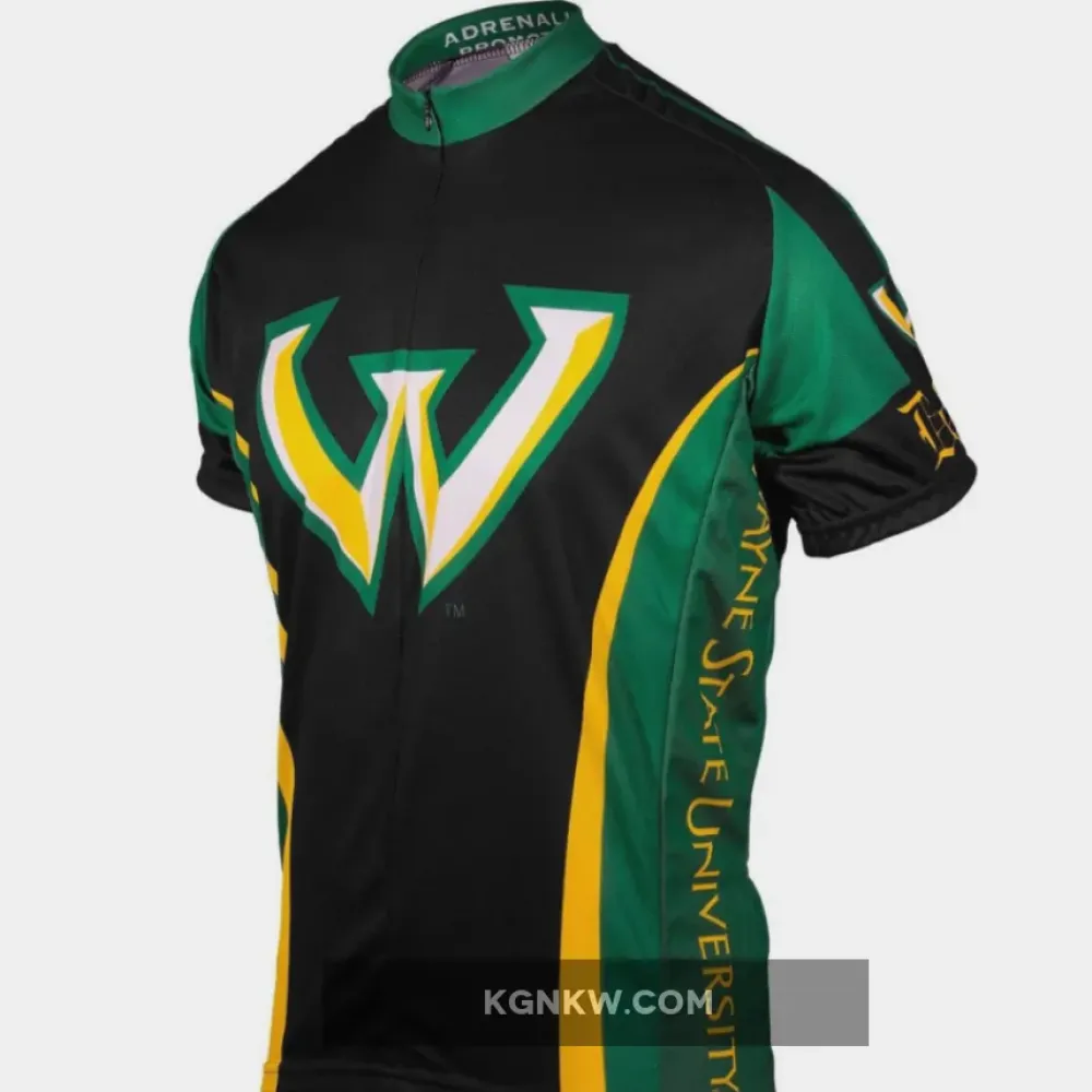 NCAA WSU Wayne State University Warriors Cycling Jerseys