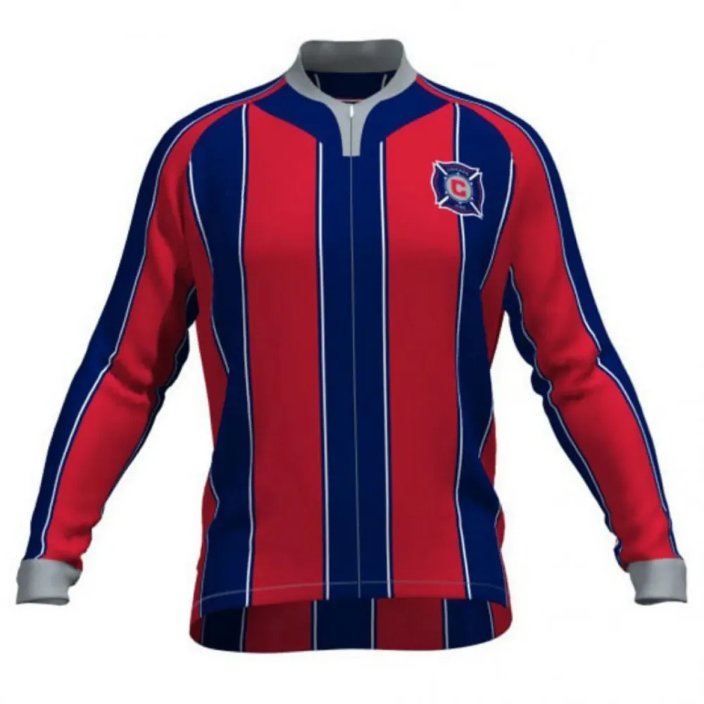MLS Chicago Fire SC Long Sleeve Cycling Jerseys