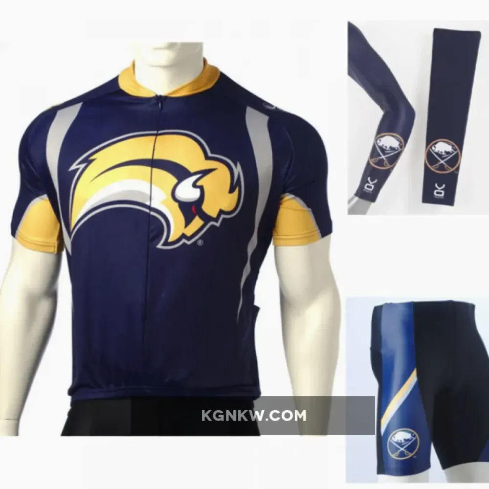 NHL Buffalo Sabres Cycling Jerseys Bib Shorts Arm Warmers