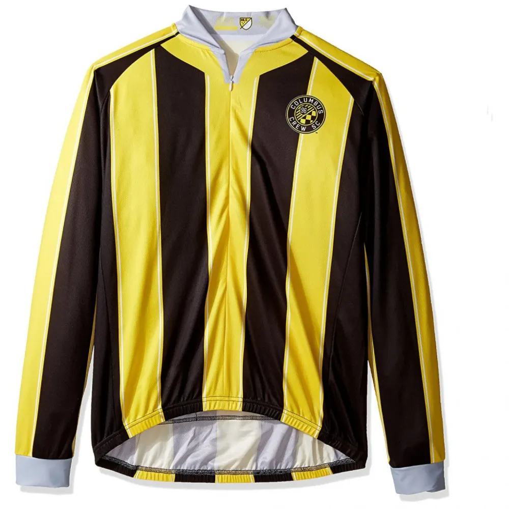 MLS Columbus Crew Long Sleeve Cycling Jerseys