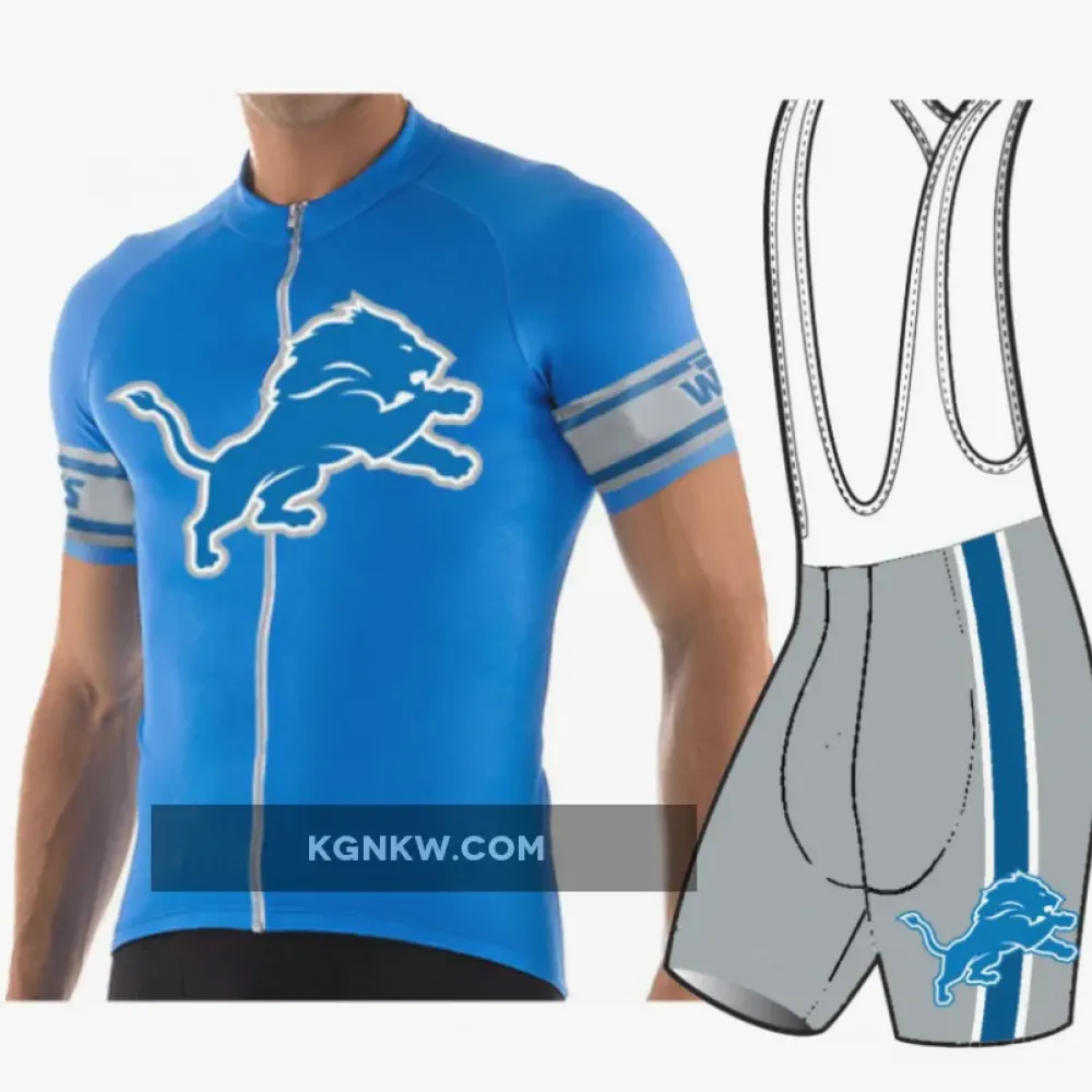 NFL Detroit Lions Cycling Jerseys And Shorts