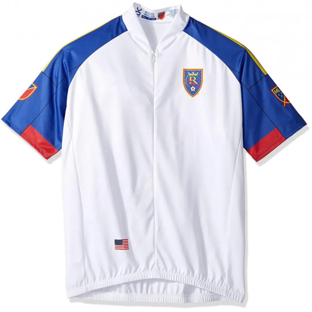 MLS Real Salt Lake Short Sleeve Cycling Jerseys White