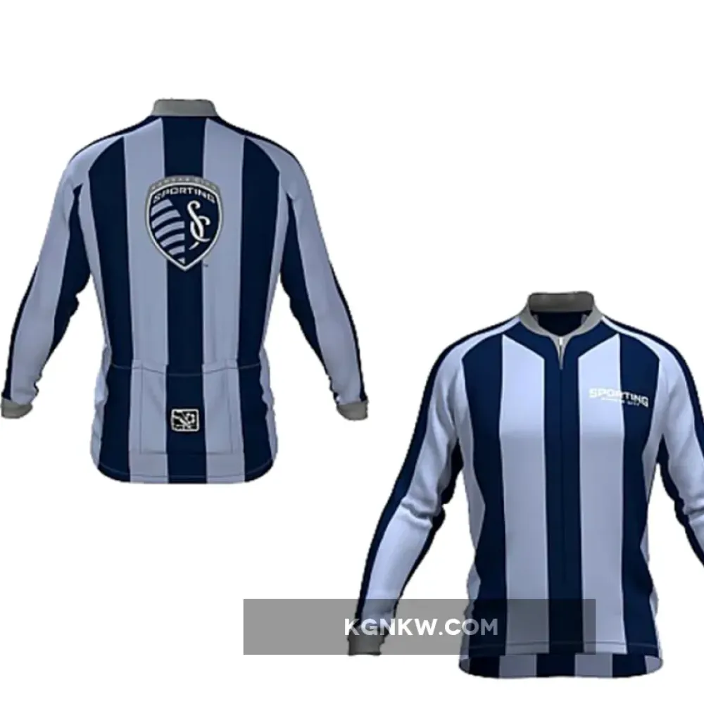 MLS Sporting Kansas City Long Sleeve Cycling Jerseys