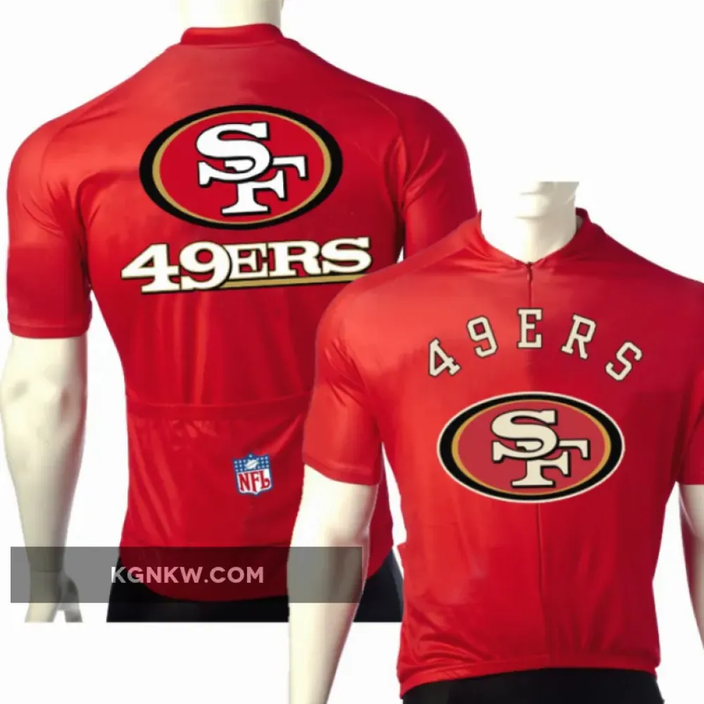 NFL San Francisco 49ers Niners Cycling Jersey