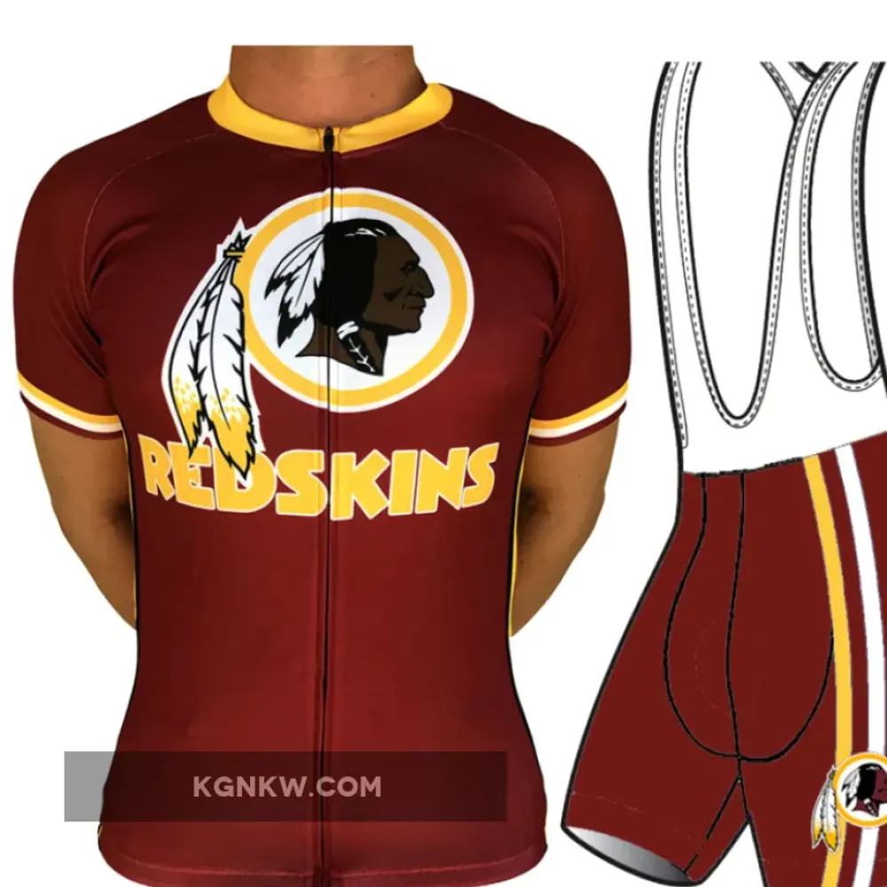 NFL Washington Redskins Short Sleeve Cycling Jersey