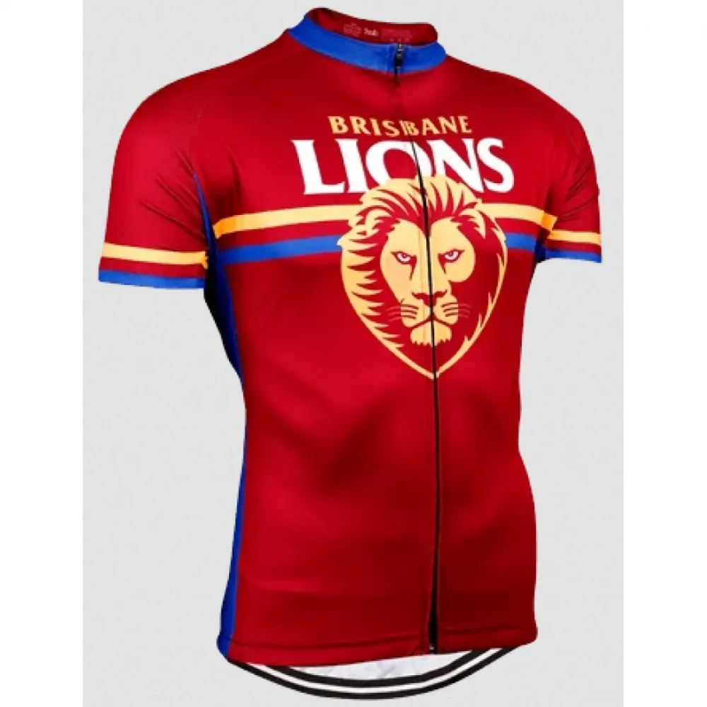 AFL Brisbane Lions Cycle Apparel Short Sleeve Cycling Jerseys