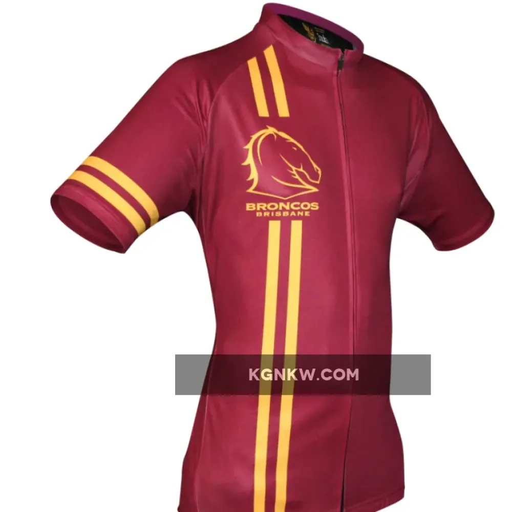 NRL Broncos Short Sleeve Cycling Jerseys