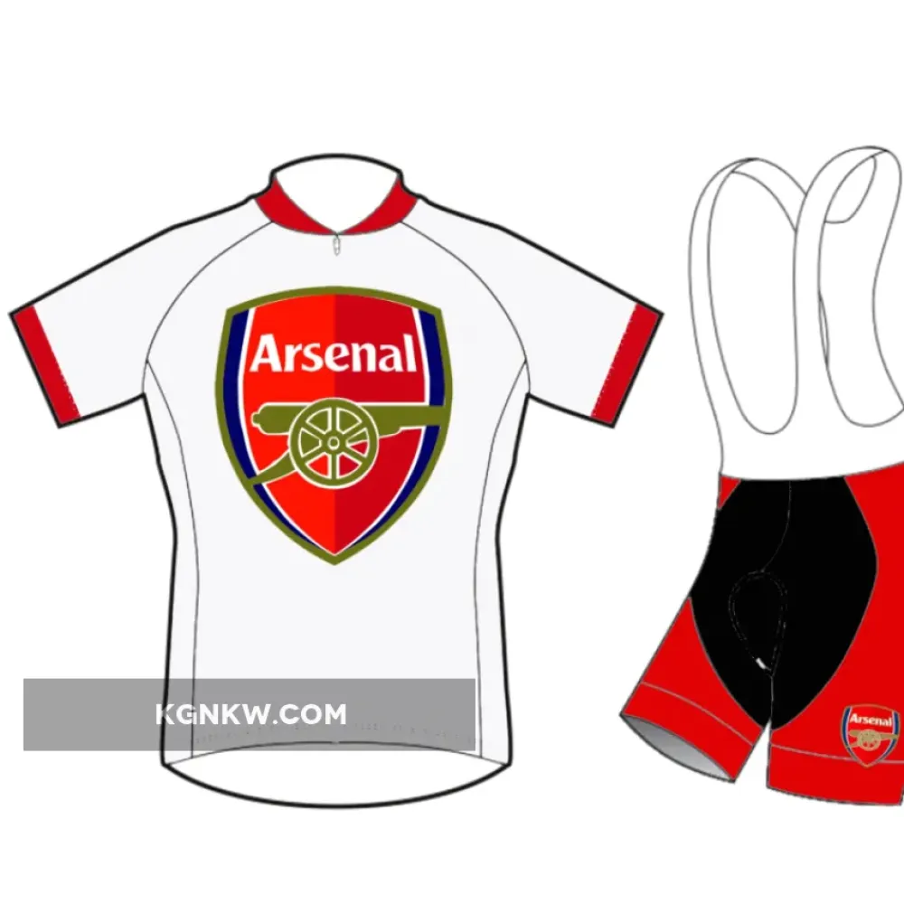 Arsenal FC Short Sleeve Cycling Jerseys and (bib) shorts