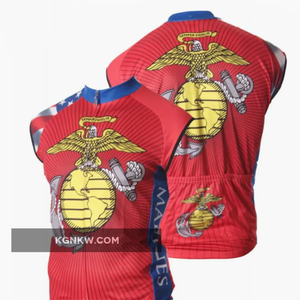 US United States Marine Corps Sleeveless Cycling Jerseys