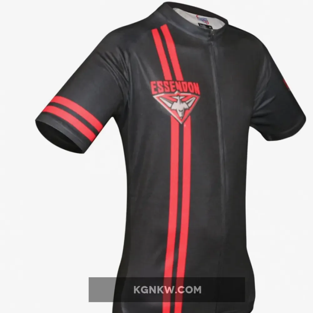 AFL Essendon Bombers Mountain and road bike Short Sleeve Cycling Jerseys