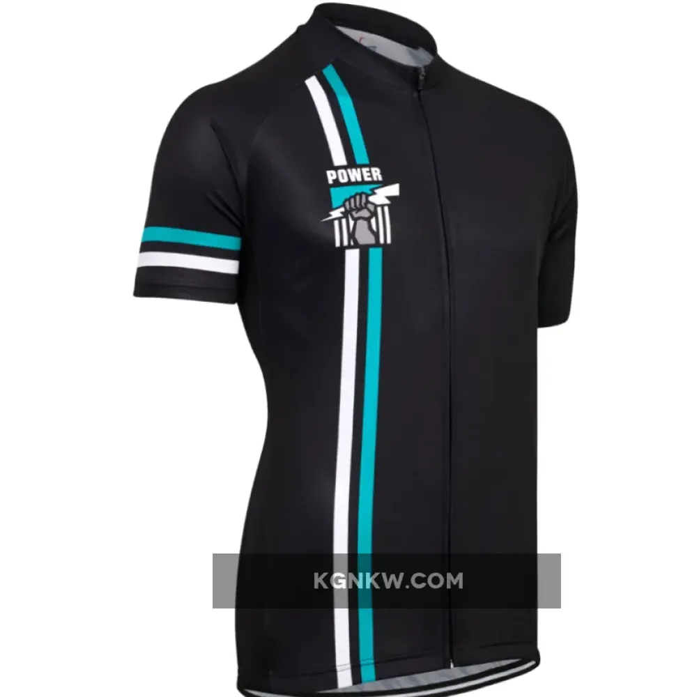 AFL Port Adelaide Power Short Sleeve Cycling Jerseys