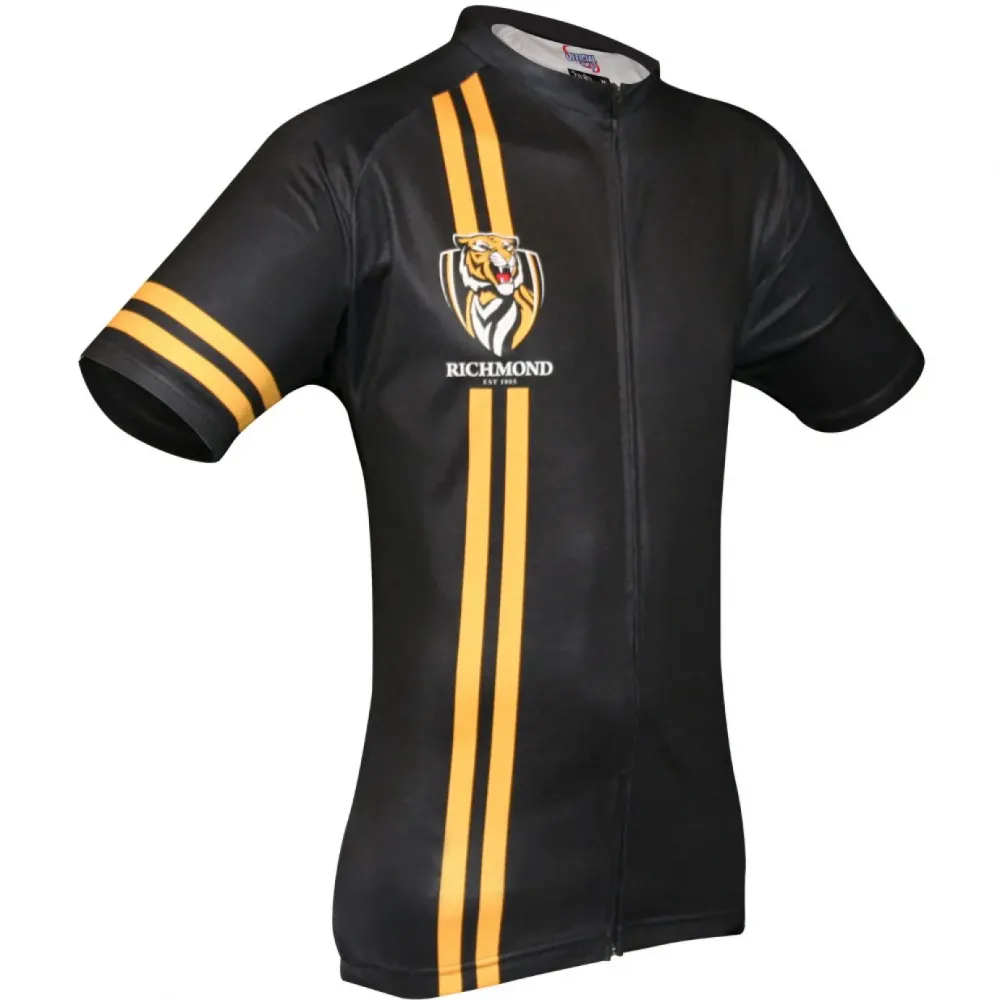 AFL Richmond Tigers Short Sleeve Cycling Jerseys