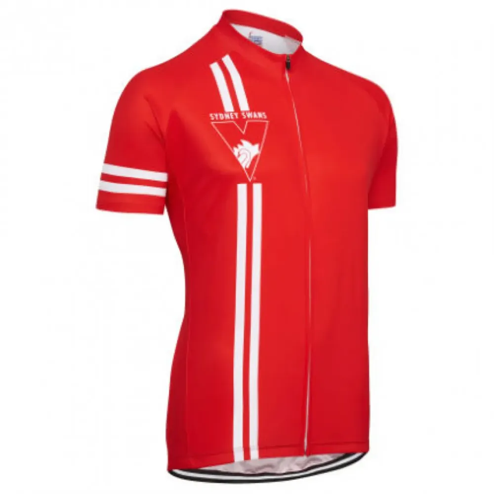 AFL Sydney Swans Mountain and road bike Short Sleeve Cycling Jerseys