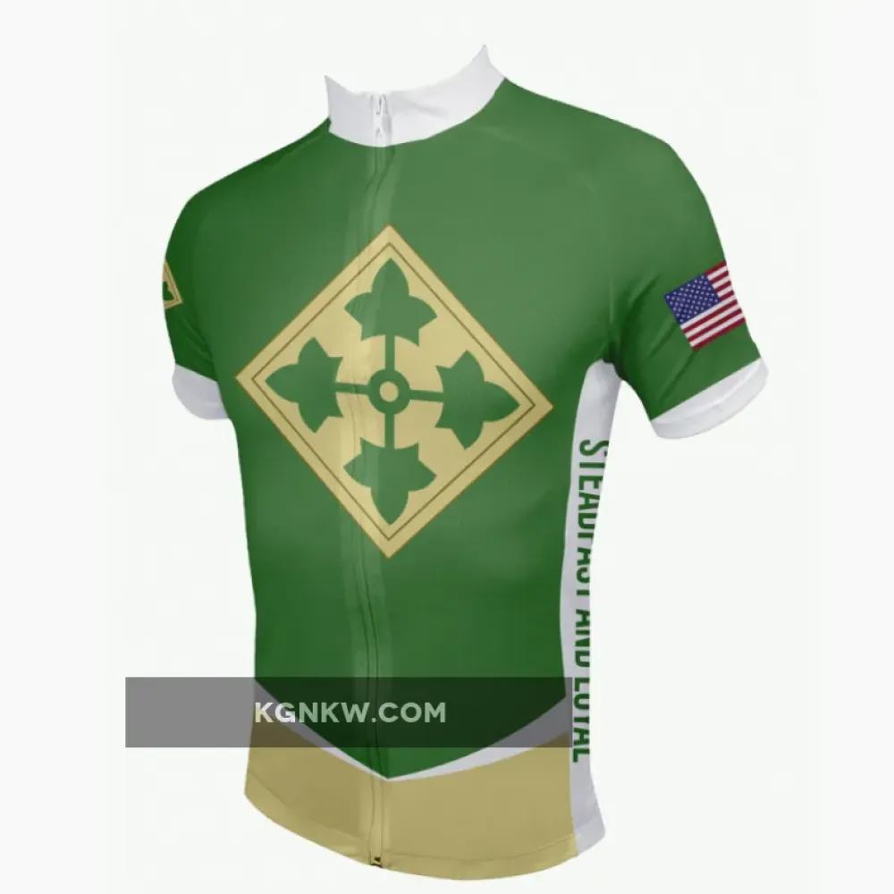 US Army Unit 4th Infantry Division Cycling Jerseys