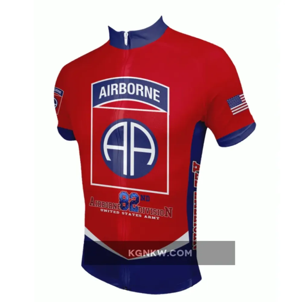 US Army Unit 82nd Airborne Division Cycling Jerseys