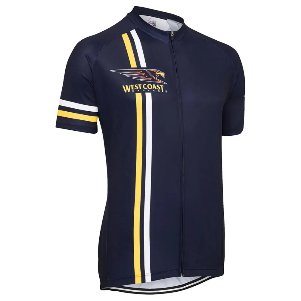 AFL West Coast Eagles Mountain and road bike Short Sleeve Cycling Jerseys