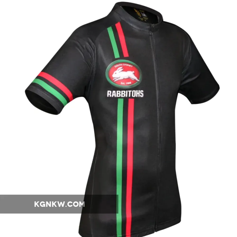 NRL South Sydney Rabbitohs Short Sleeve Cycling Jerseys