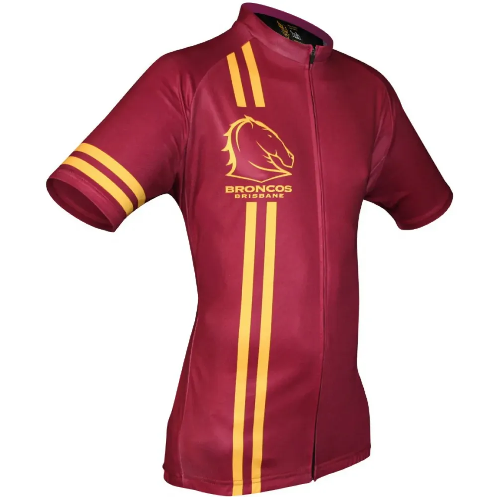 NRL Broncos Short Sleeve Cycling Jerseys