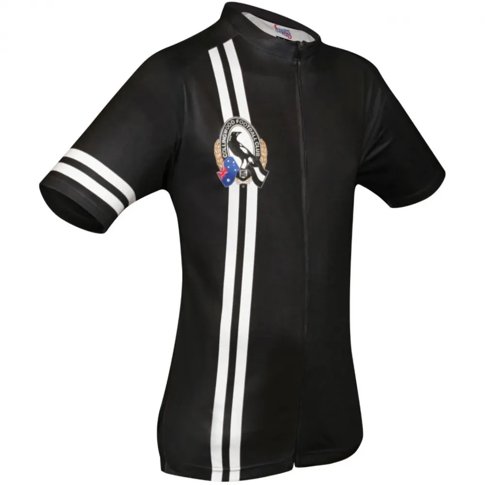 AFL Collingwood Magpies Mountain and road bike Short Sleeve Cycling Jerseys