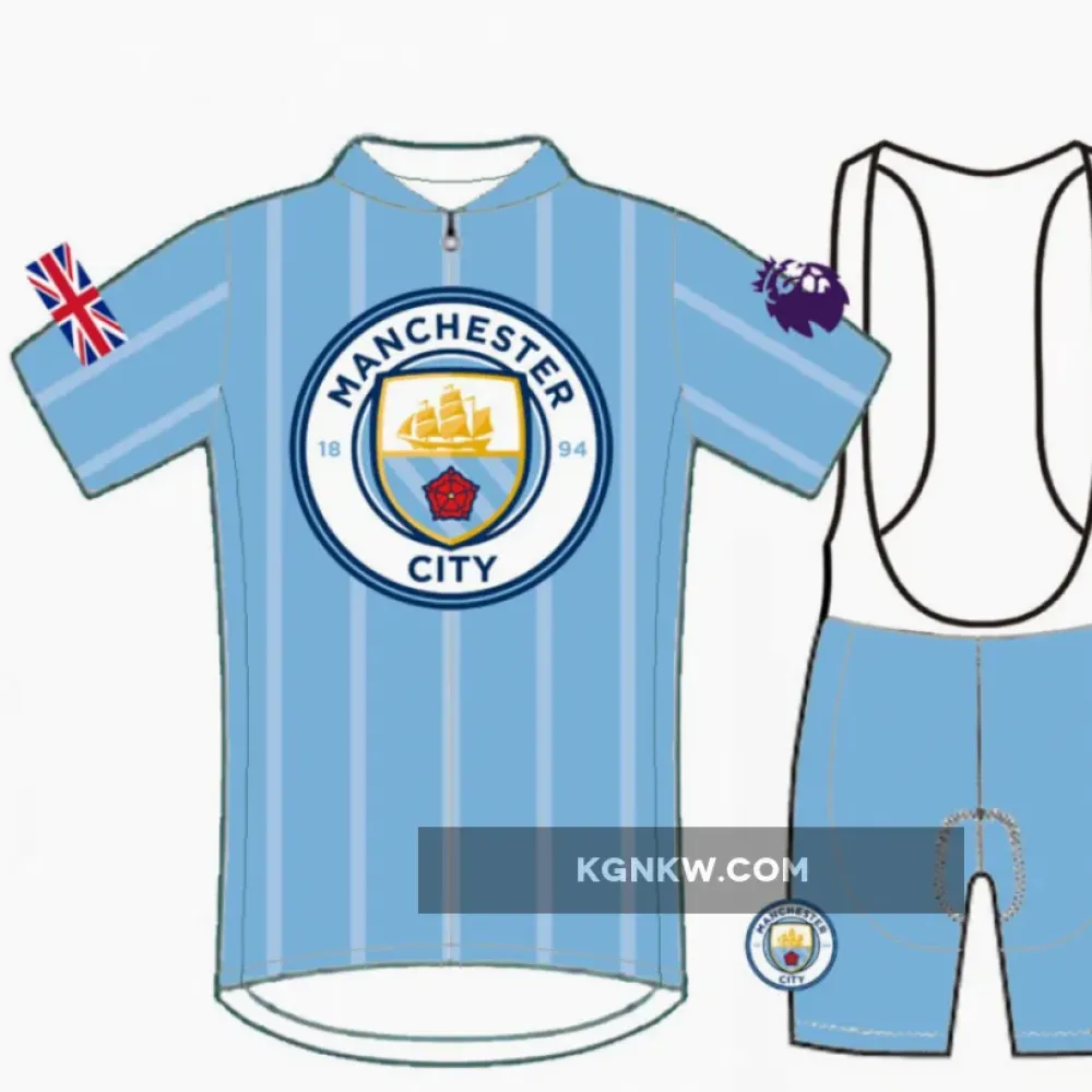 Manchester City Short Sleeve Cycling Jerseys and (bib) shorts