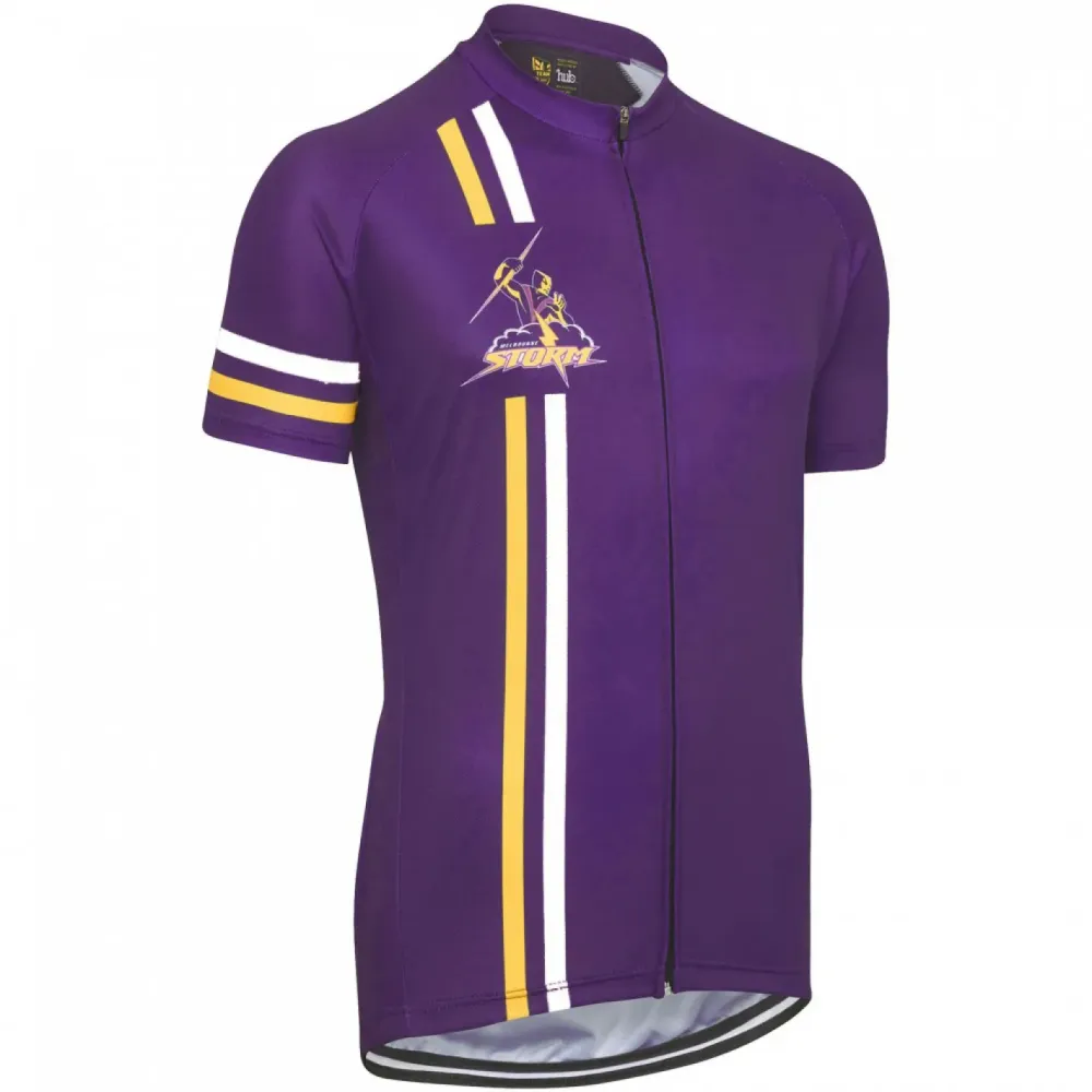 NRL Melbourne Storm Short Sleeve Cycling Jerseys
