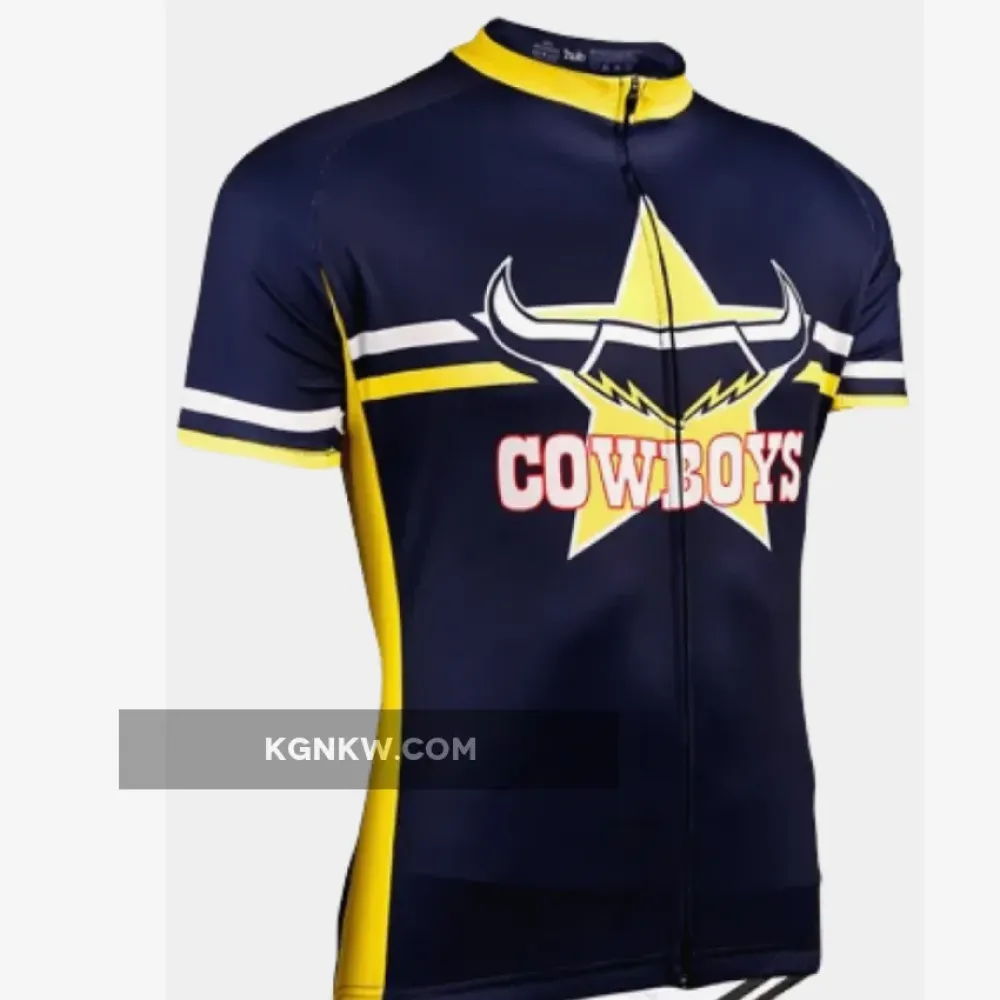NRL NQ North Queensland Cowboys Short Sleeve Cycling Jerseys