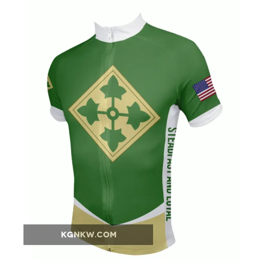 US Army Unit 4th Infantry Division Cycling Jerseys