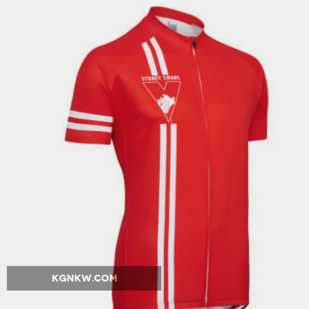 AFL Sydney Swans Mountain and road bike Short Sleeve Cycling Jerseys