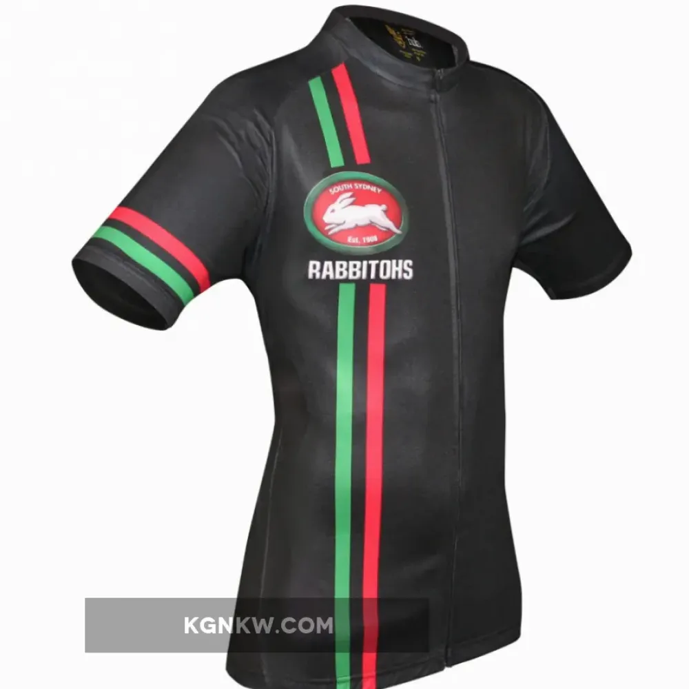 NRL South Sydney Rabbitohs Short Sleeve Cycling Jerseys
