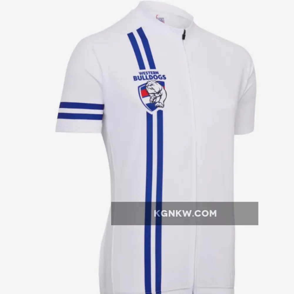AFL Western Bulldogs Mountain and road bike Short Sleeve Cycling Jerseys