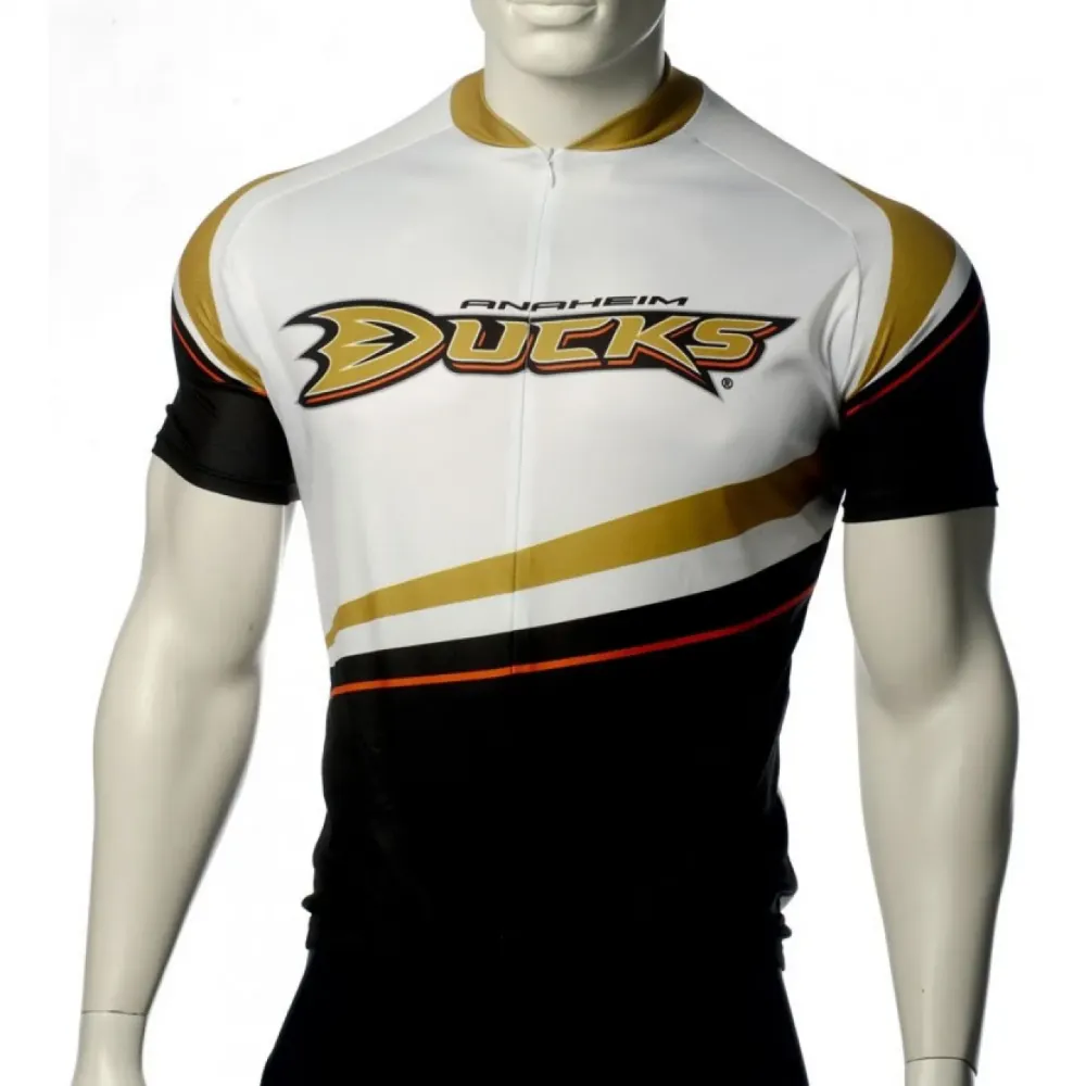 NHL Anaheim Ducks Cycling Jerseys Bib Shorts Arm Warmers