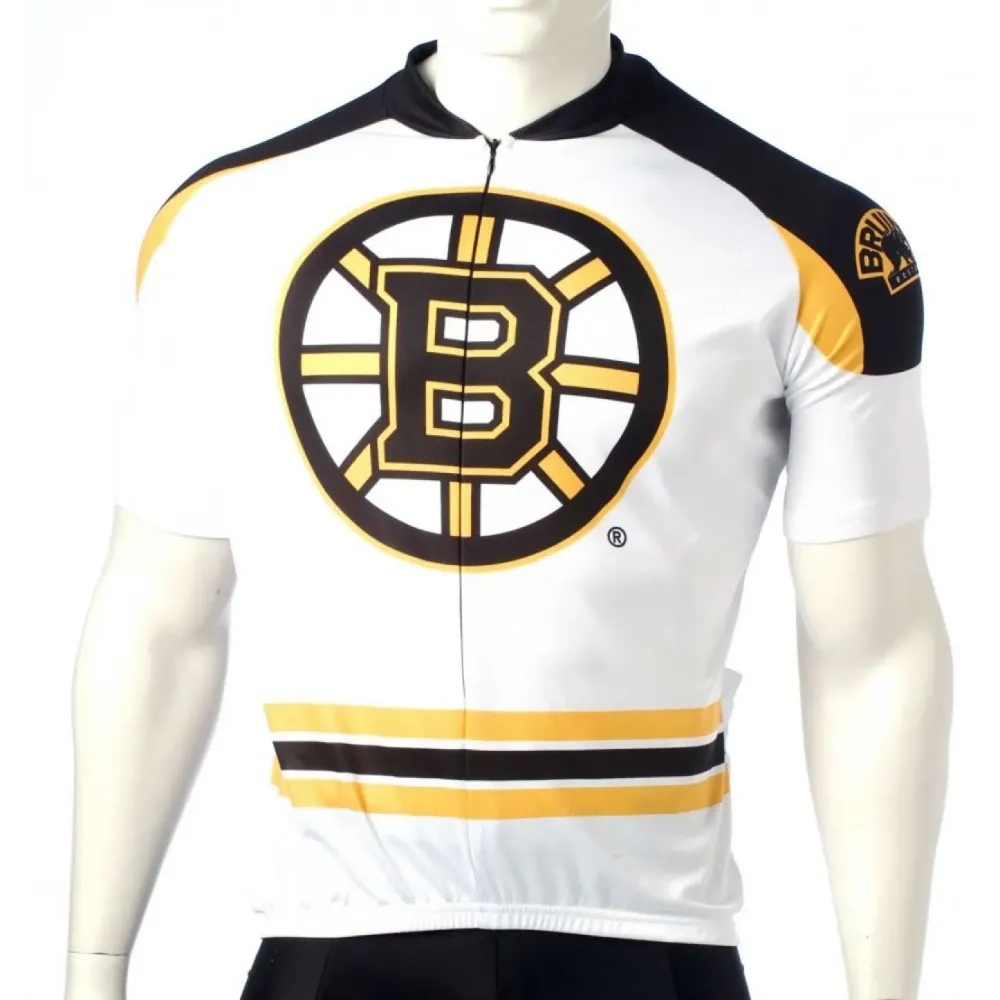 NHL Boston Bruins Cycling Jerseys Bib Shorts Arm Warmers