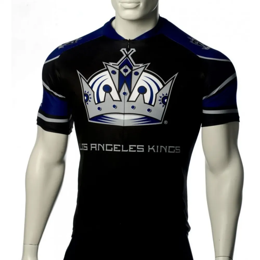 NHL Los Angeles Kings Cycling Jersey Bib Shorts Arm Warmers
