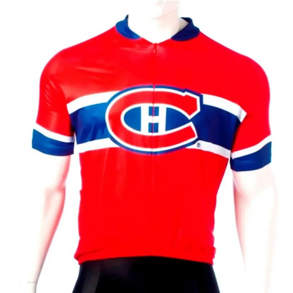 NHL Montreal Canadians Cycling Jerseys Bib Shorts Arm Warmers