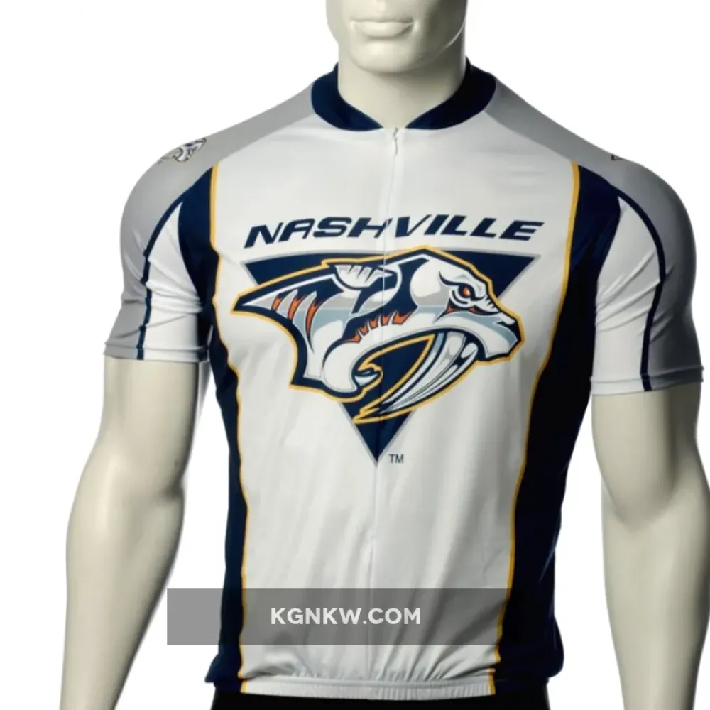 NHL Nashville Predators Cycling Jerseys Bib Shorts Arm Warmers