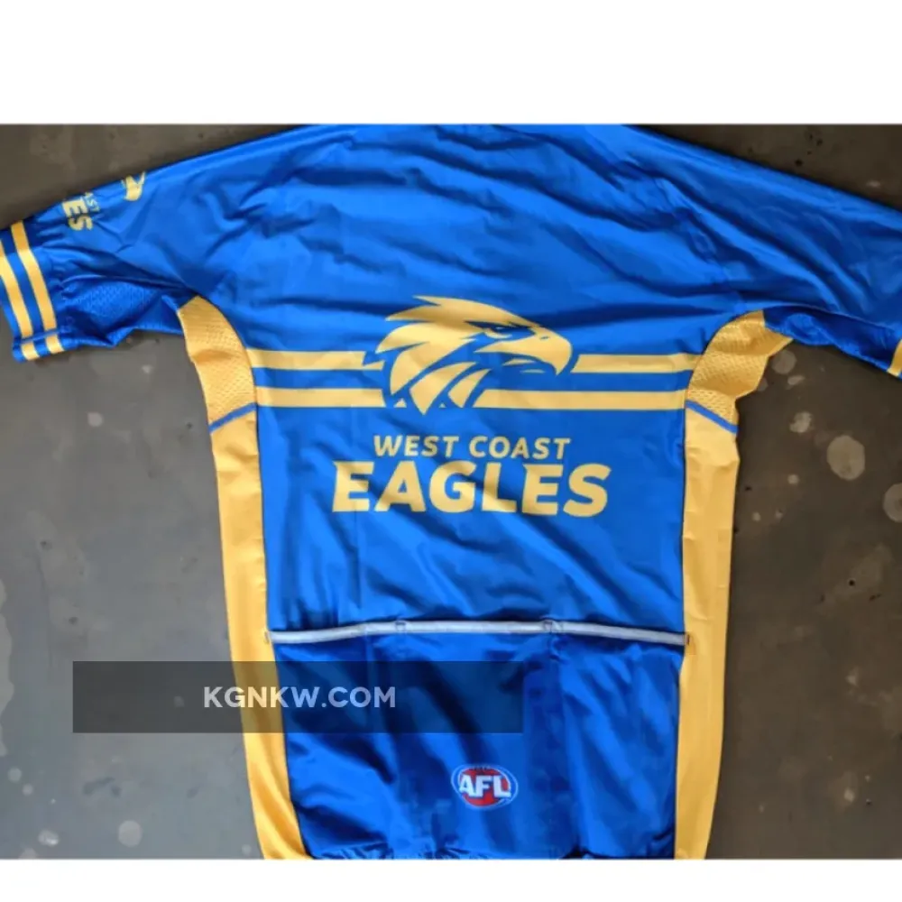AFL West Coast Eagles Bike Clothing Short Sleeve Cycling Jerseys